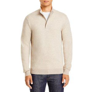 Bloomingdale's - Marled 1/4 Zip Sweater
